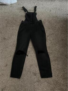 Hollister Black Denim Overalls